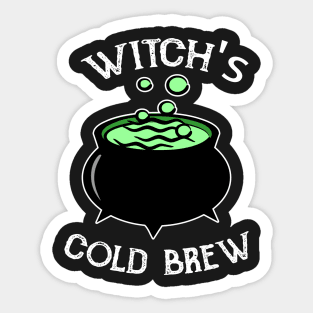 Witch's Cold Brew Sticker